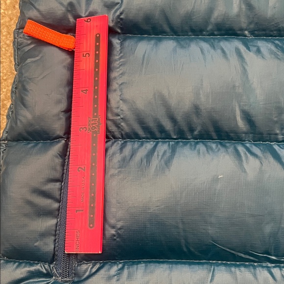 Patagonia Hi Loft down sweater jacket boys size L hooded - Picture 11 of 12